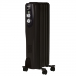 Масляный радиатор BALLU Classic black BOH/CL-05BRN 1000 (5 секций)